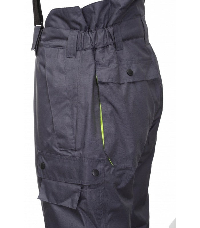 Ielādējiet attēlu galerijas skatītājā, Bikses BOSAFETY GALAXY WINTER HI-VIS CLASS 1
