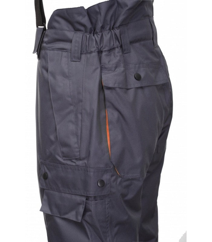 Ielādējiet attēlu galerijas skatītājā, Bikses BOSAFETY GALAXY WINTER HI-VIS CLASS 1
