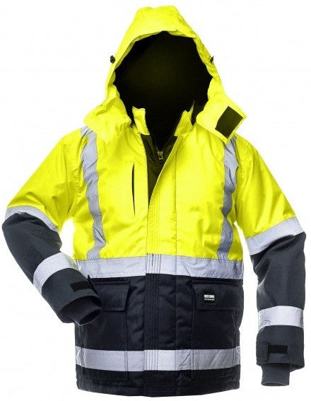 Jacket BOSAFETY OXFORD WINTER CANVAS HI-VIS CLASS 2