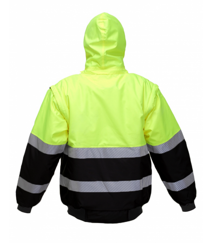 Load image into Gallery viewer, Jacket BOSAFETY PILOT WINTER 4IN1 HI-VIS CLASS 2
