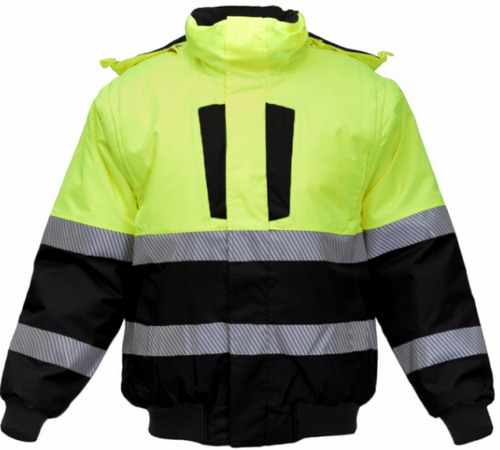 Jacket BOSAFETY PILOT WINTER 4IN1 HI-VIS CLASS 2