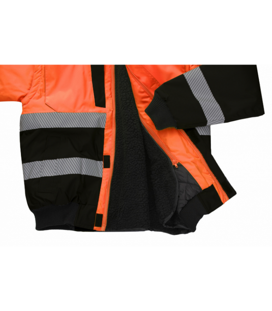 Jacket BOSAFETY PILOT WINTER 4IN1 HI-VIS CLASS 2