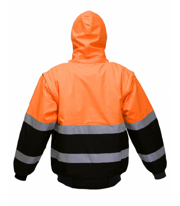 Load image into Gallery viewer, Jacket BOSAFETY PILOT WINTER 4IN1 HI-VIS CLASS 2
