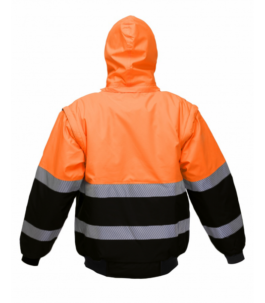 Jacket BOSAFETY PILOT WINTER 4IN1 HI-VIS CLASS 2