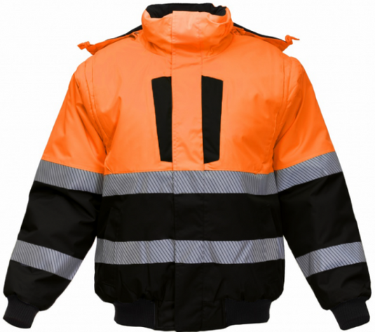 Jacket BOSAFETY PILOT WINTER 4IN1 HI-VIS CLASS 2