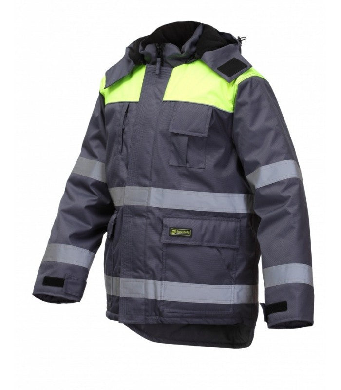 Load image into Gallery viewer, Jacket BOSAFETY OXFORD WINTER CANVAS HI-VIS
