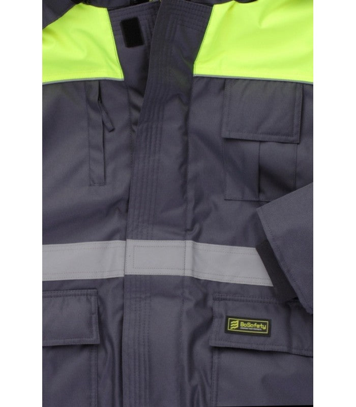 Load image into Gallery viewer, Jacket BOSAFETY OXFORD WINTER CANVAS HI-VIS
