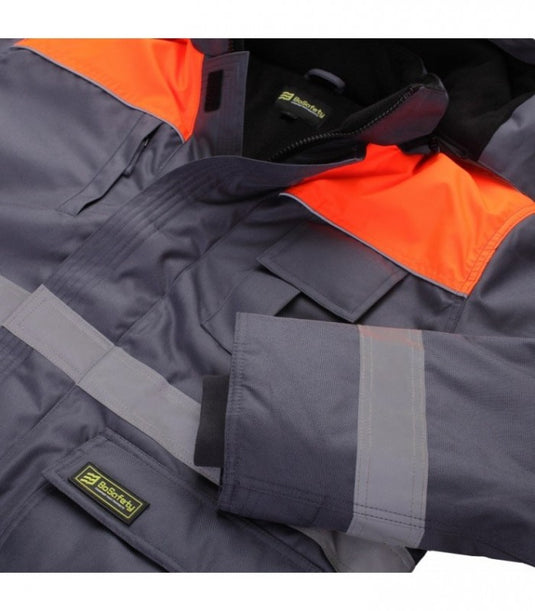 Jacket BOSAFETY OXFORD WINTER CANVAS HI-VIS