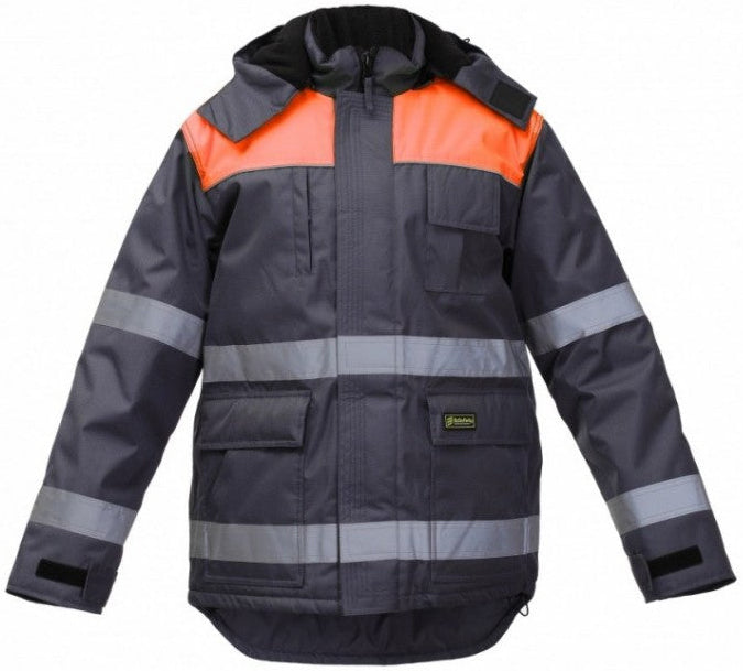 Load image into Gallery viewer, Jacket BOSAFETY OXFORD WINTER CANVAS HI-VIS
