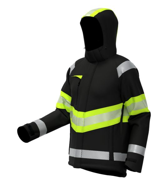 Jacket BOSAFETY ATLANTA WINTER HI-VIS CLASS 1