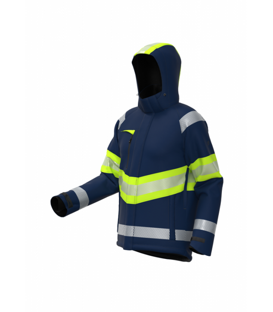Jacket BOSAFETY ATLANTA WINTER HI-VIS CLASS 1
