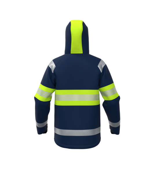 Jacket BOSAFETY ATLANTA WINTER HI-VIS CLASS 1