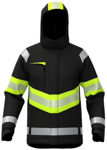 Load image into Gallery viewer, Jacket BOSAFETY ATLANTA WINTER HI-VIS CLASS 1
