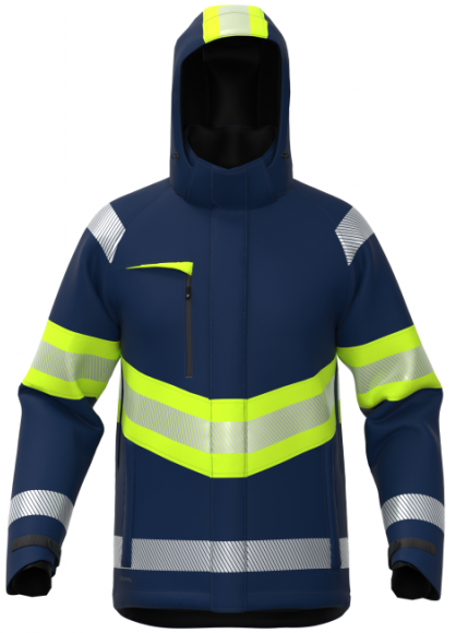 Jacket BOSAFETY ATLANTA WINTER HI-VIS CLASS 1