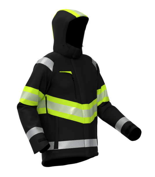Jacket BOSAFETY ATLANTA WINTER HI-VIS CLASS 1