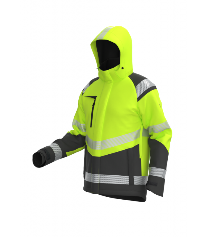 Load image into Gallery viewer, Jacket BOSAFETY ATLANTA WINTER HI-VIS CLASS 2
