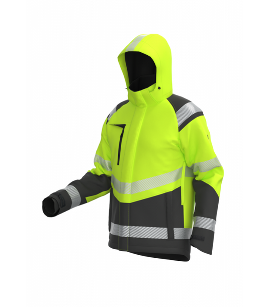 Jacket BOSAFETY ATLANTA WINTER HI-VIS CLASS 2