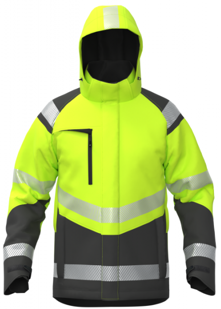 Jacket BOSAFETY ATLANTA WINTER HI-VIS CLASS 2