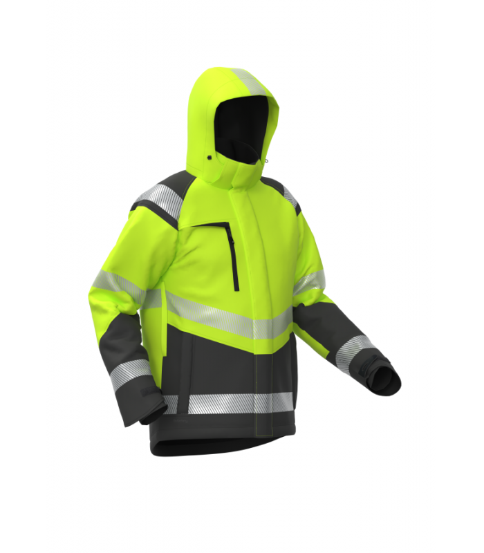 Load image into Gallery viewer, Jacket BOSAFETY ATLANTA WINTER HI-VIS CLASS 2
