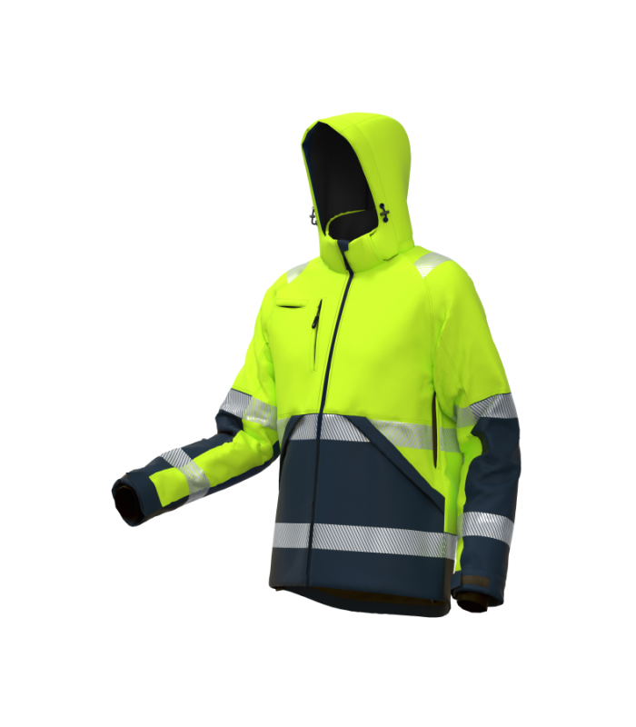 Load image into Gallery viewer, Jacket BOSAFETY VALENCIA WINTER HI-VIS CLASS 2
