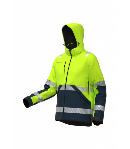 Jacket BOSAFETY VALENCIA WINTER HI-VIS CLASS 2