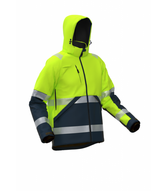 Jacket BOSAFETY VALENCIA WINTER HI-VIS CLASS 2