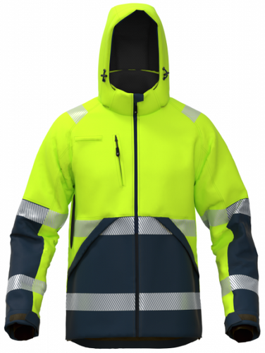 Jacket BOSAFETY VALENCIA WINTER HI-VIS CLASS 2