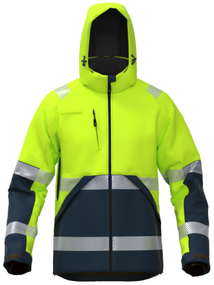 Jacket BOSAFETY VALENCIA WINTER HI-VIS CLASS 2