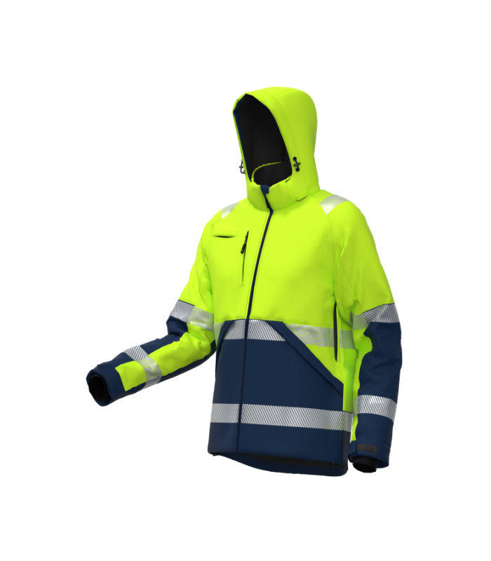 Load image into Gallery viewer, Jacket BOSAFETY VALENCIA WINTER HI-VIS CLASS 2
