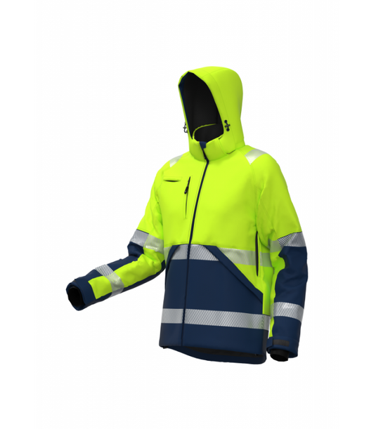 Jacket BOSAFETY VALENCIA WINTER HI-VIS CLASS 2