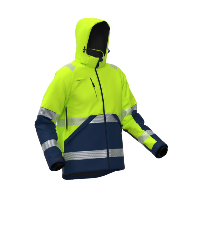 Load image into Gallery viewer, Jacket BOSAFETY VALENCIA WINTER HI-VIS CLASS 2
