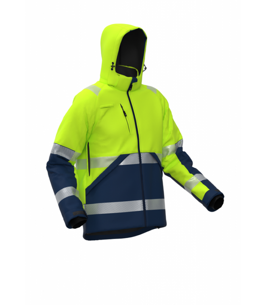 Jacket BOSAFETY VALENCIA WINTER HI-VIS CLASS 2
