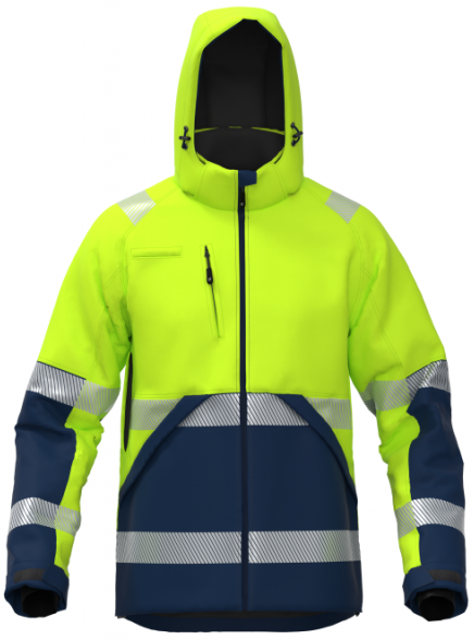 Load image into Gallery viewer, Jacket BOSAFETY VALENCIA WINTER HI-VIS CLASS 2
