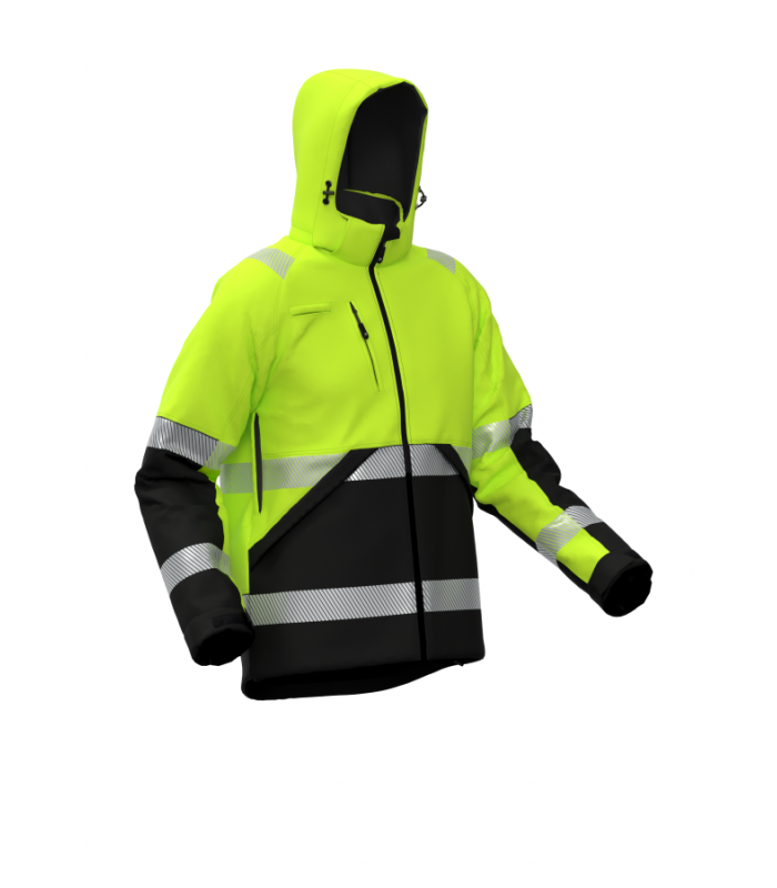 Load image into Gallery viewer, Jacket BOSAFETY VALENCIA WINTER HI-VIS CLASS 2
