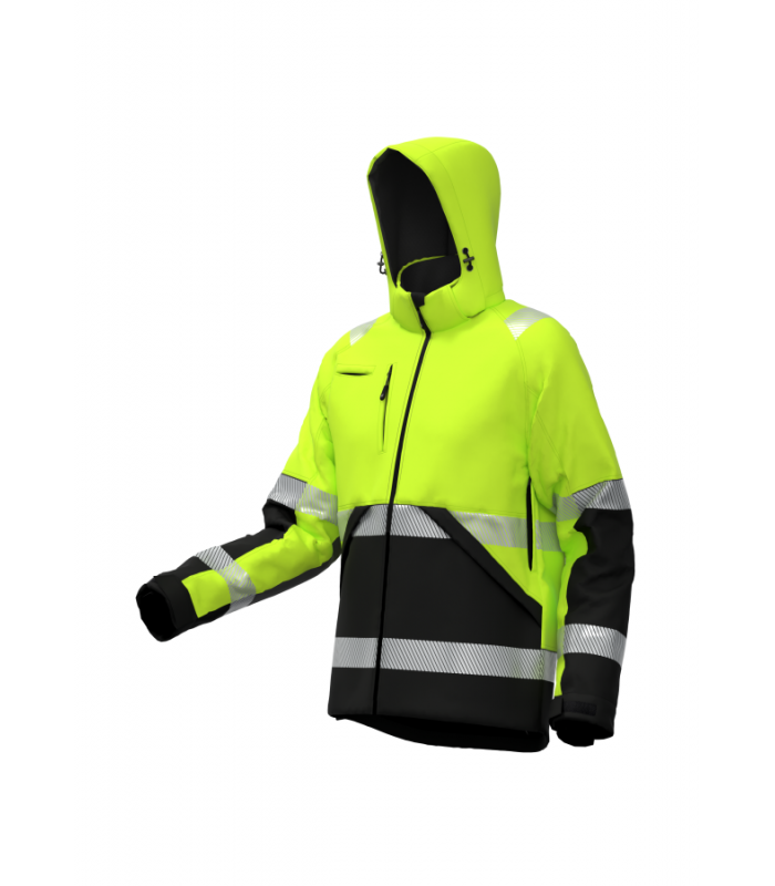 Load image into Gallery viewer, Jacket BOSAFETY VALENCIA WINTER HI-VIS CLASS 2
