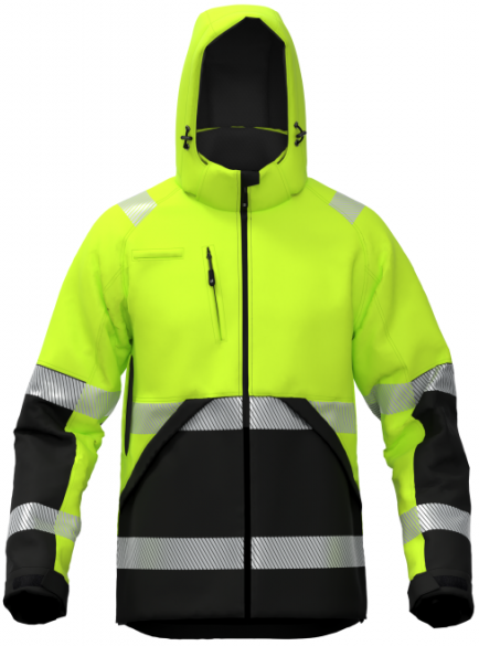 Jacket BOSAFETY VALENCIA WINTER HI-VIS CLASS 2