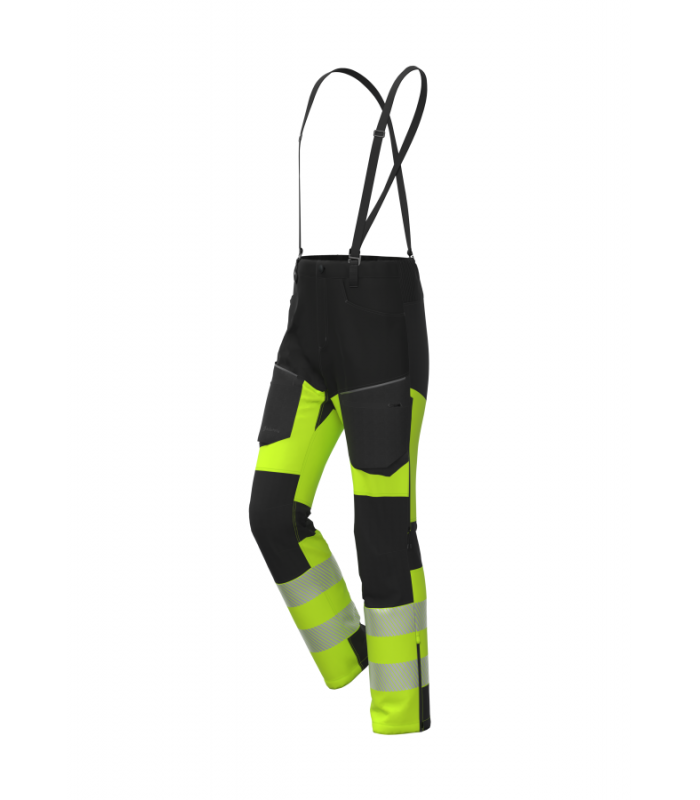 Ielādējiet attēlu galerijas skatītājā, Bikses BOSAFETY LANDO WINTER HI-VIS CLASS 1
