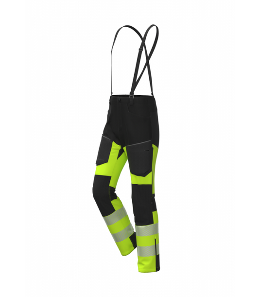 Bikses BOSAFETY LANDO WINTER HI-VIS CLASS 1