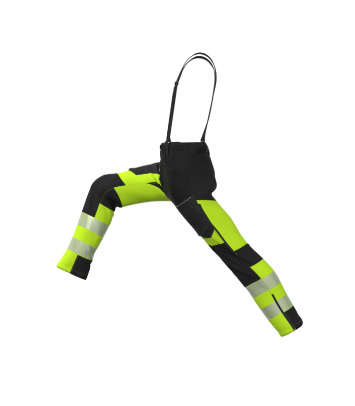 Ielādējiet attēlu galerijas skatītājā, Bikses BOSAFETY LANDO WINTER HI-VIS CLASS 1
