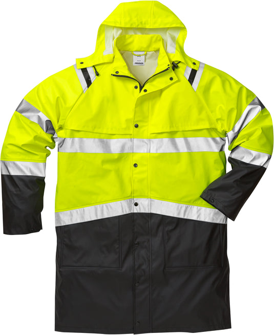 Jacket FRISTADS HIGH VIS RAIN COAT CLASS 3 4634 RS