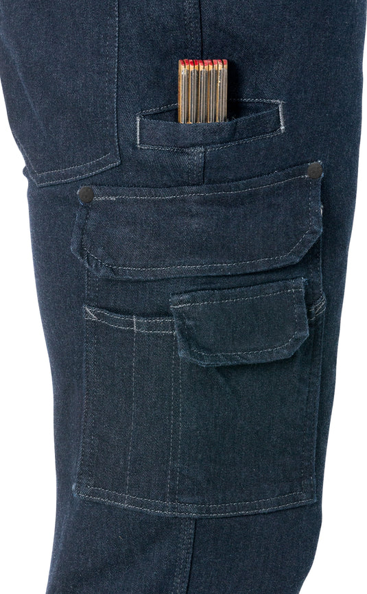 Trousers FRISTADS SERVICE DENIM STRETCH TROUSERS 2501 DCS