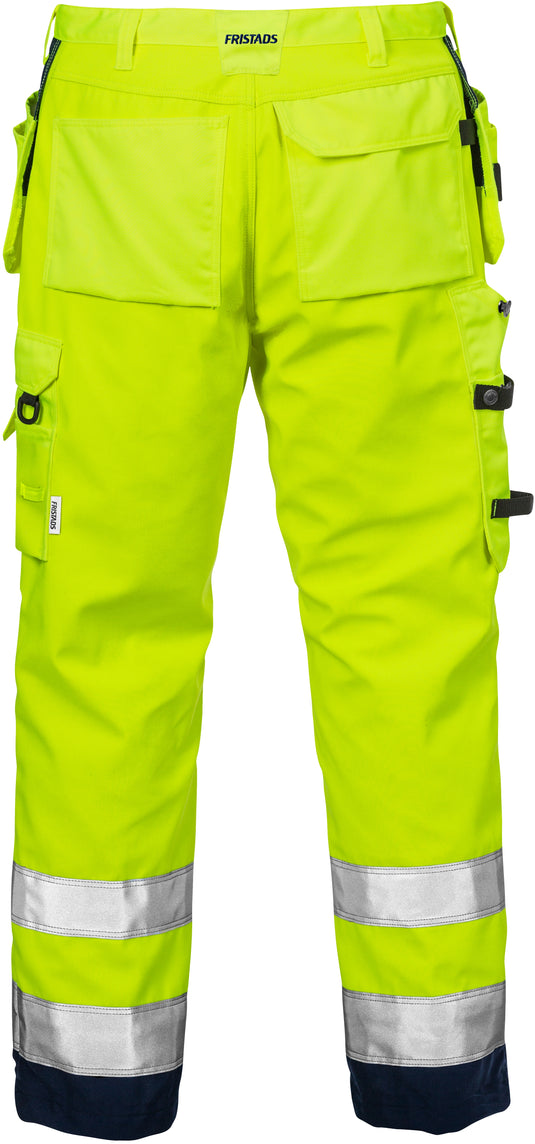 Trousers FRISTADS HIGH VIS CRAFTSMAN SOFTSHELL TROUSERS CLASS 2 2083 WYH