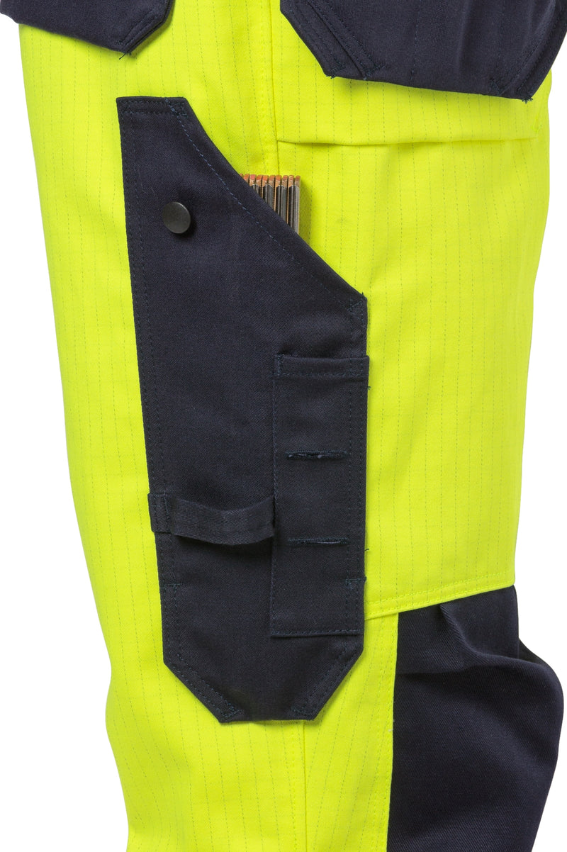 Load image into Gallery viewer, Trousers FRISTADS FLAME HIGH VIS CRAFTSMAN TROUSERS CLASS 2 2584 FLAM

