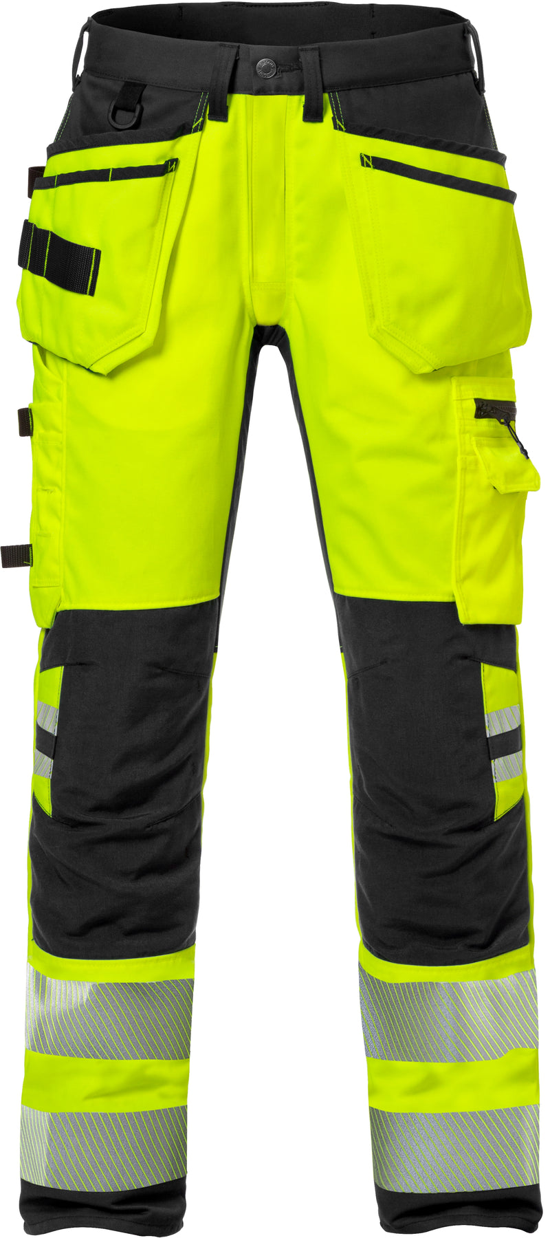 Load image into Gallery viewer, Trousers FRISTADS HIGH VIS CRAFTSMAN STRETCH TROUSERS CLASS 2 2707 PLU
