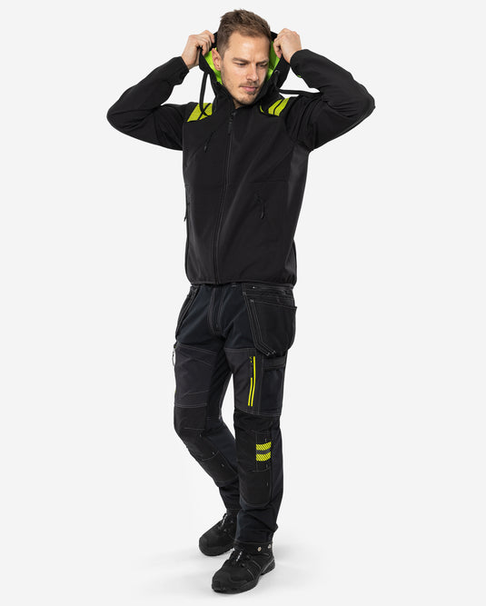 Jacket FRISTADS HOODED SOFTSHELL JACKET 7461 BON