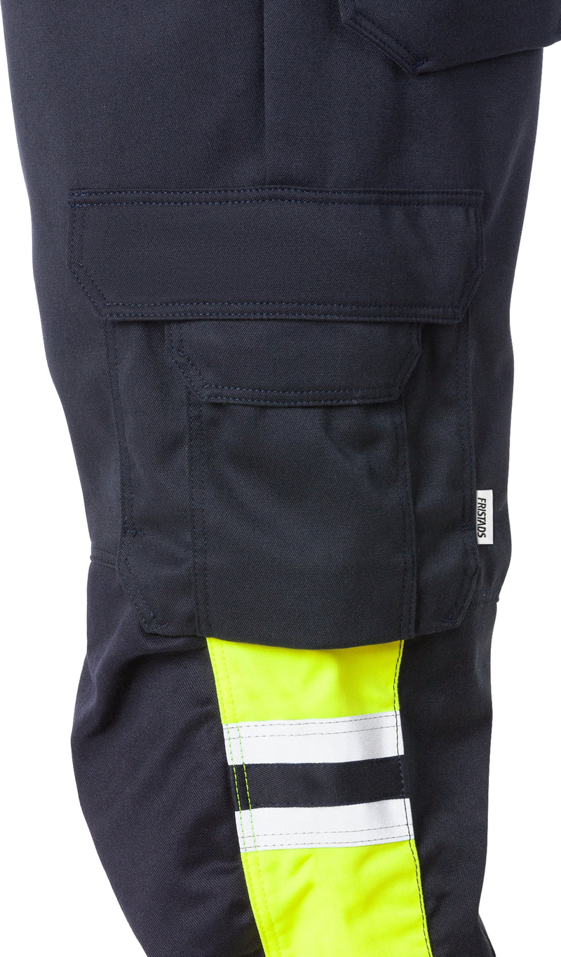 Load image into Gallery viewer, Trousers FRISTADS FLAMESTAT HIGH VIS STRETCH TROUSERS CLASS 1 2162 ATHF
