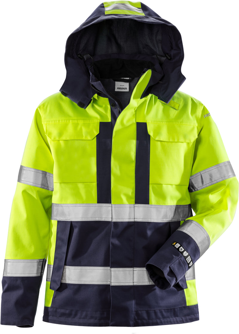 Ielādējiet attēlu galerijas skatītājā, Jacket FRISTADS FLAME HIGH VIS AIRTECH® SHELL JACKET CLASS 3 4022 FLR
