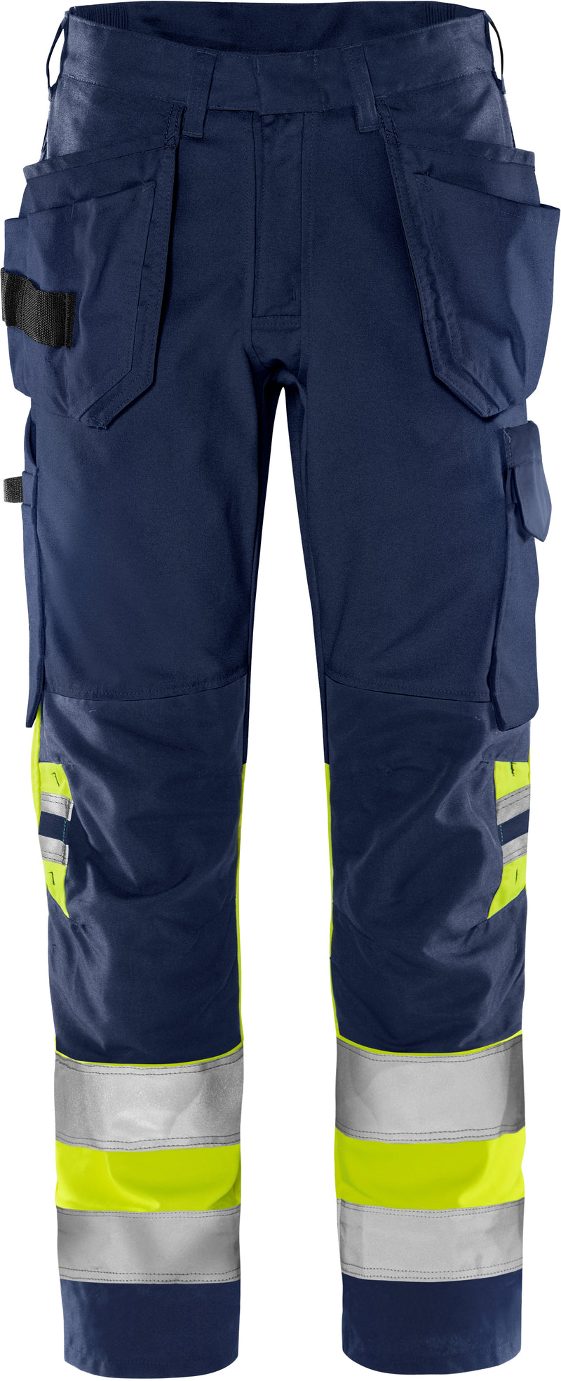 Load image into Gallery viewer, Trousers FRISTADS HIGH VIS GREEN CRAFTSMAN TROUSERS CLASS 1 2640 GPLU
