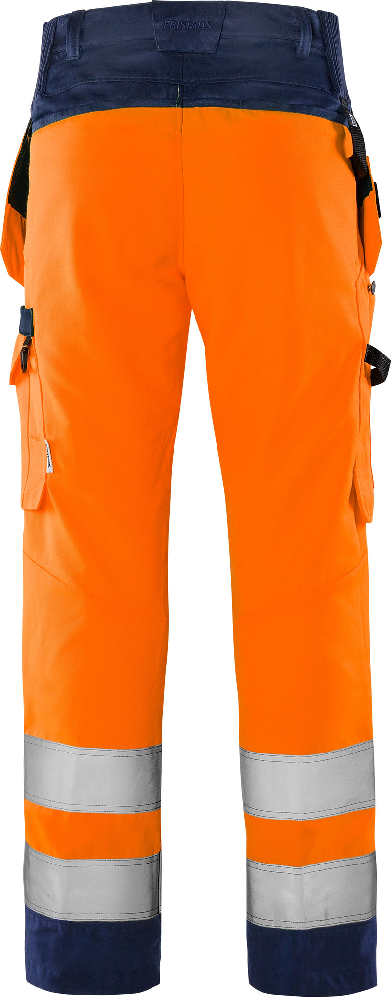 Load image into Gallery viewer, Trousers FRISTADS HIGH VIS GREEN CRAFTSMAN TROUSERS CLASS 2 2641 GPLU
