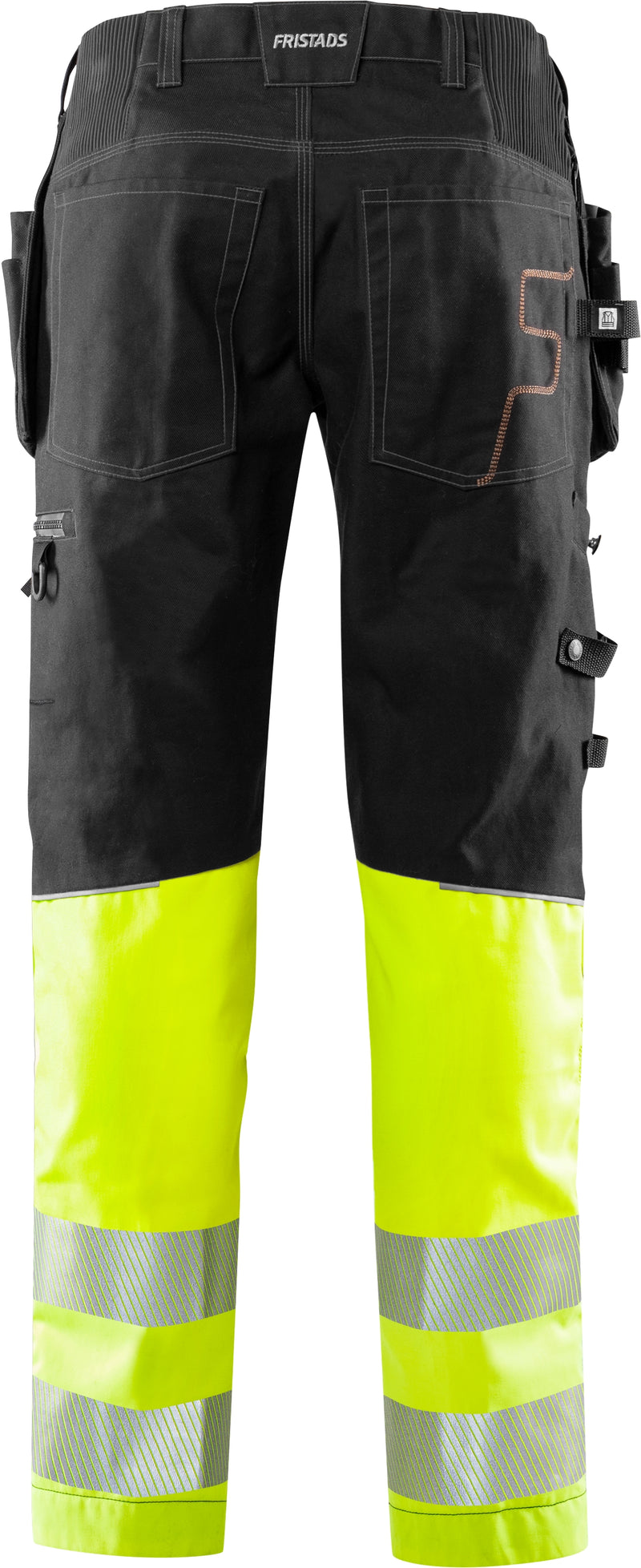 Load image into Gallery viewer, Trousers FRISTADS HIGH VIS CRAFTSMAN STRETCH TROUSERS CLASS 1 2608 FASG
